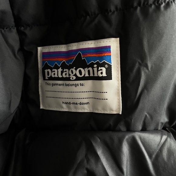 EUC Patagonia Snowshot Jacket Youth (M) Black - Picture 13 of 16